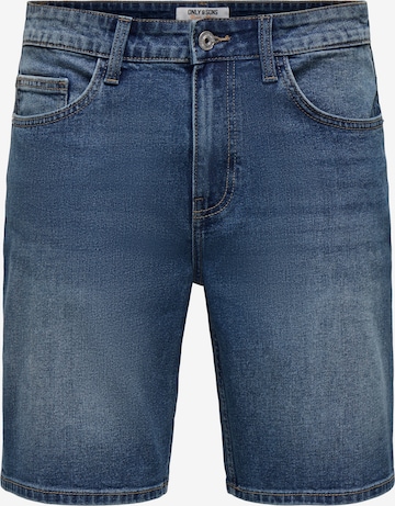 Only & Sons - regular Vaquero 'ONSWEFT' en azul: frente