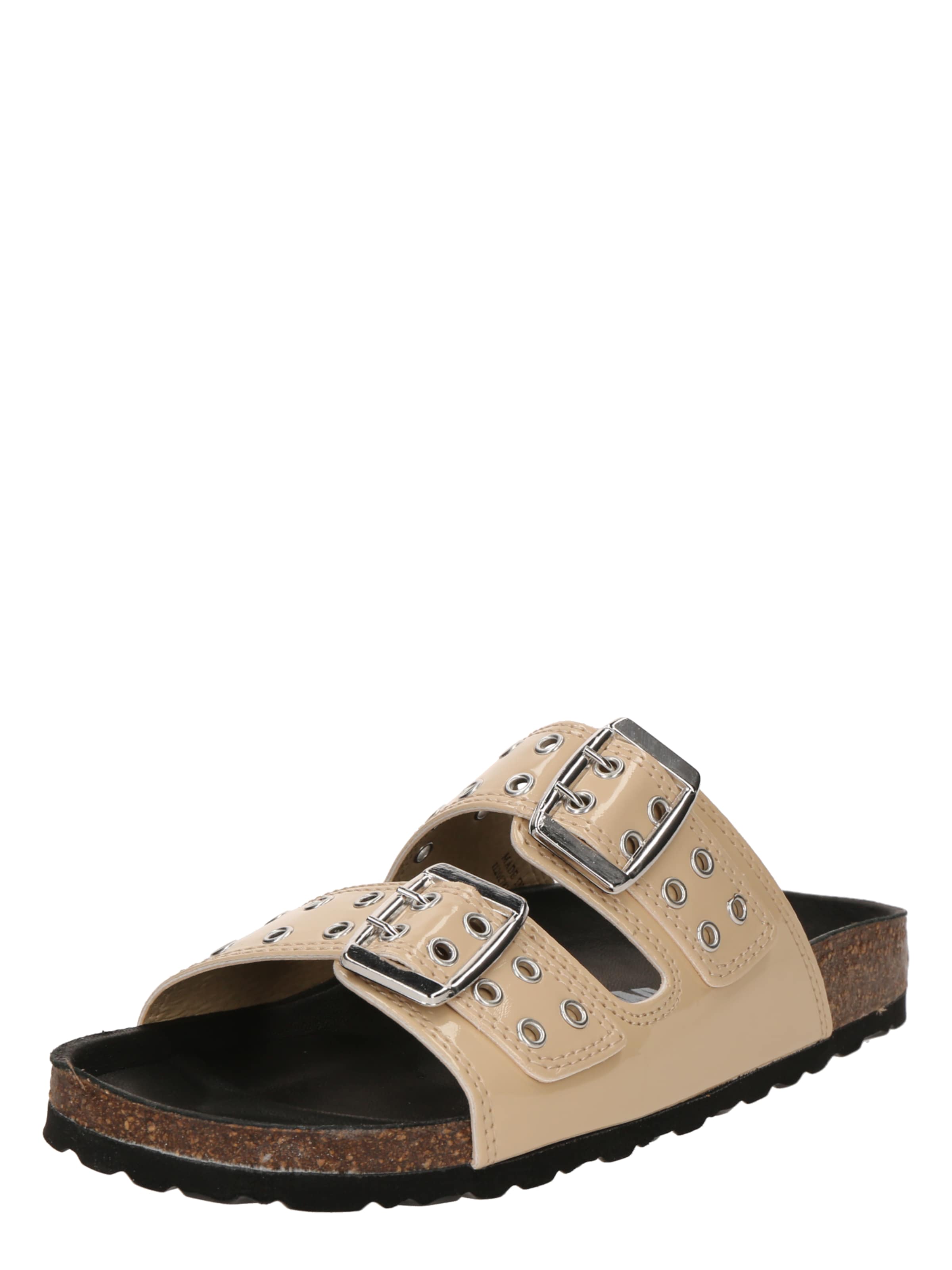 Bianco - Zapatos abiertos 'Miami' en beige: frente