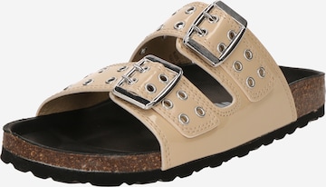 Zoccoletto 'Miami' di Bianco in beige: frontale