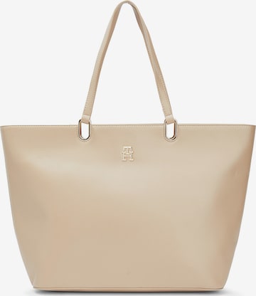 TOMMY HILFIGER - Shopper en beige: frente