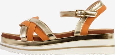 The Divine Factory Sandale in 36 in gold / orange, Produktansicht