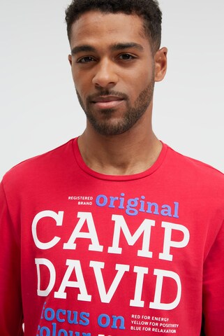 CAMP DAVID Shirt in Rot
