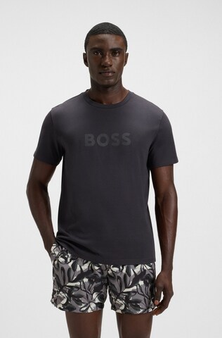 BOSS T-Shirt in Grau: Vorderseite