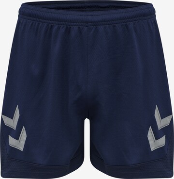 Hummel Regular Sportbroek 'Poly' in Blauw: voorkant