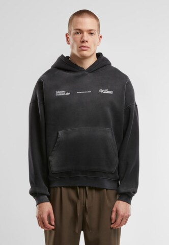 Another Cotton Lab Sweatshirt 'Offline Luxury' in Schwarz: Vorderseite