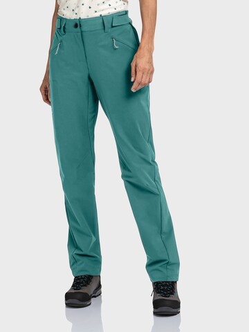Schöffel Regular Outdoorbroek 'CIRC' in Groen: voorkant