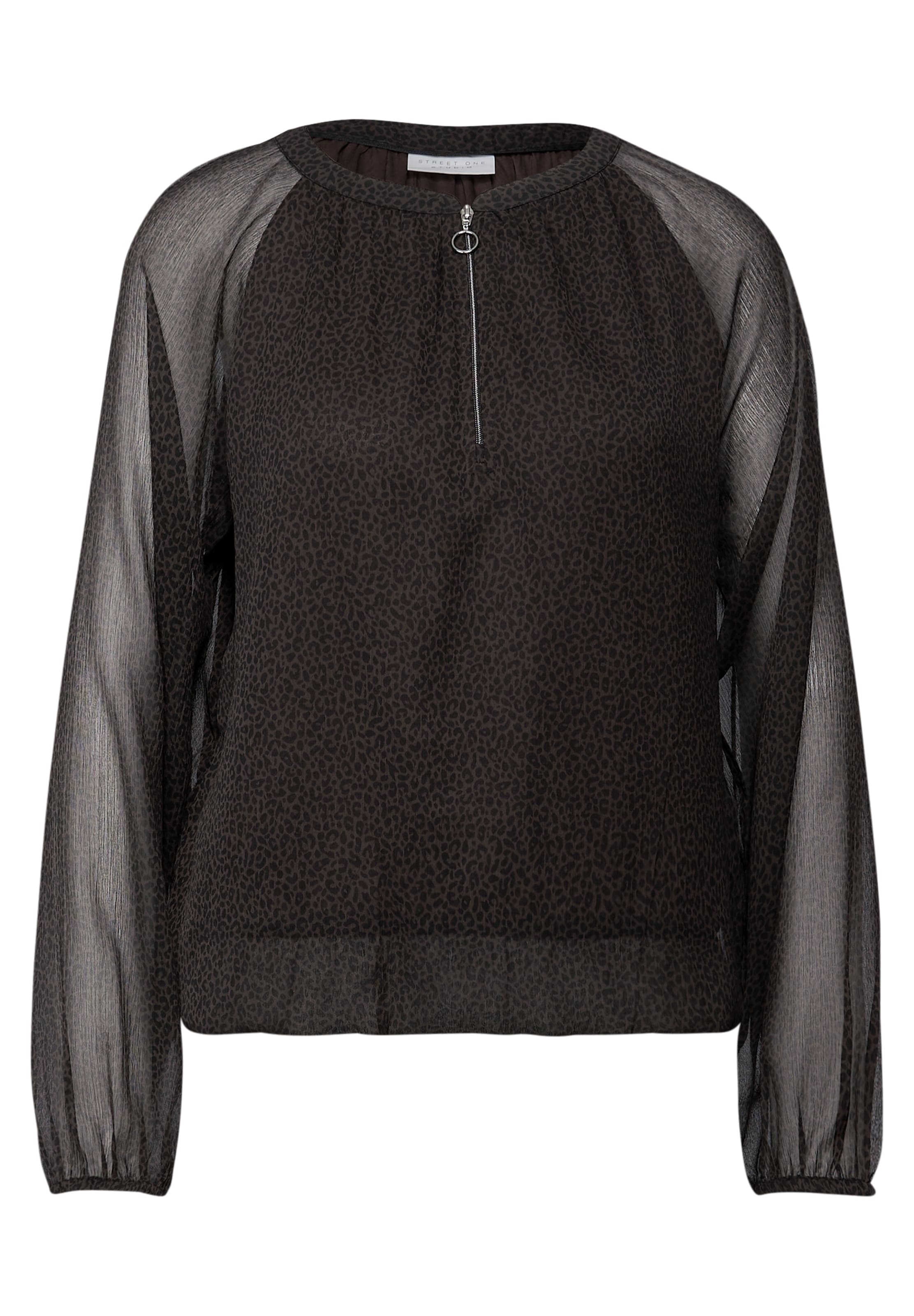 Street One Studio Blouse in Brown: front