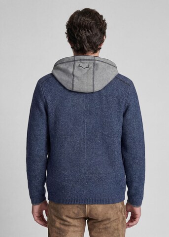 SPIETH & WENSKY Knit cardigan 'Echo' in Blue