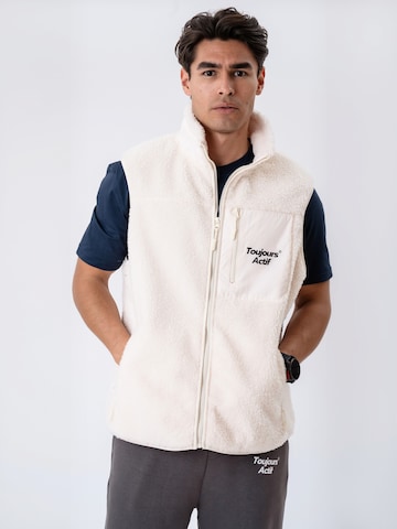 Toujours Actif - Chaleco ' Apres ' en beige: frente