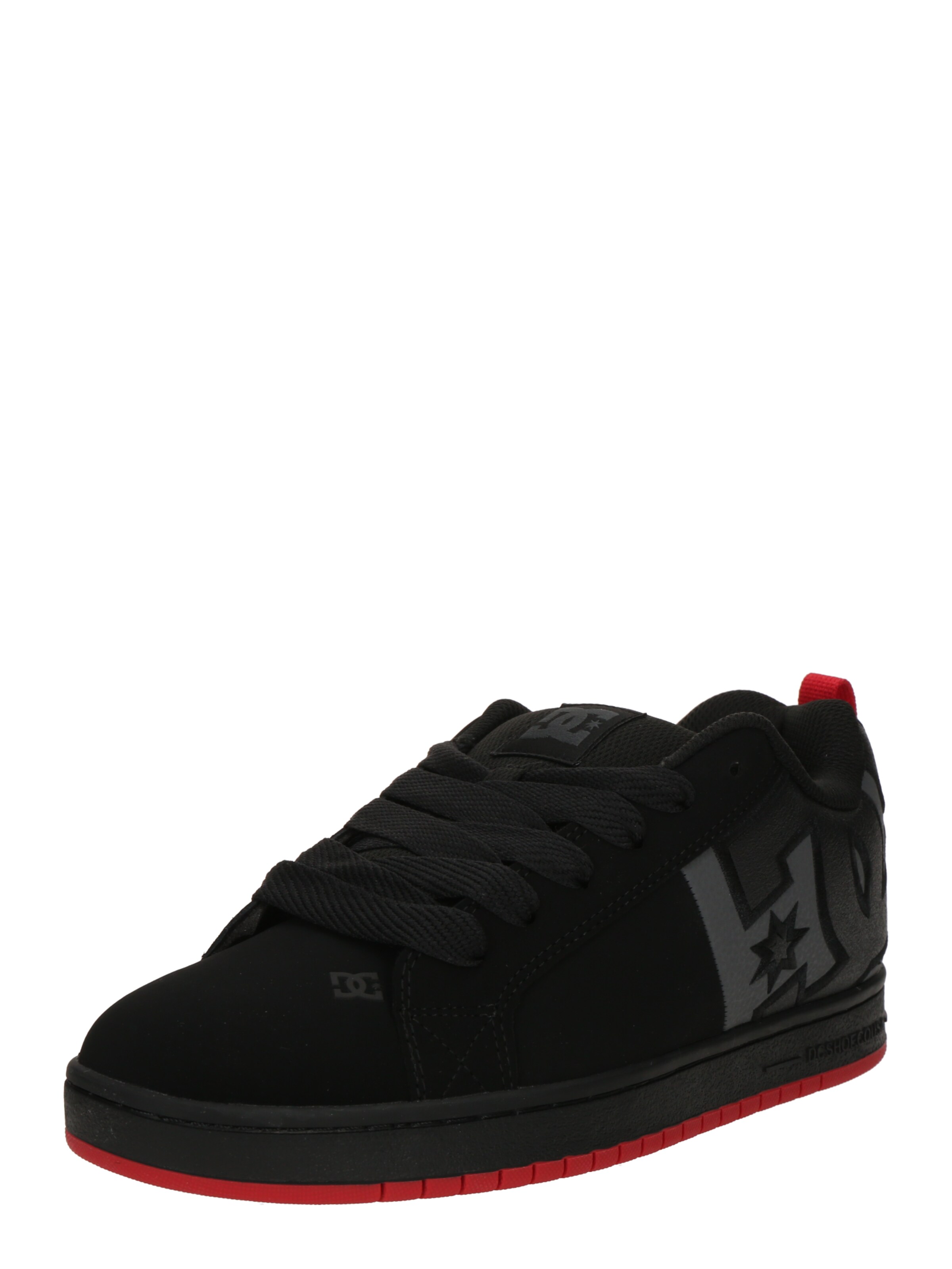 Baskets basses DC Shoes en noir : devant