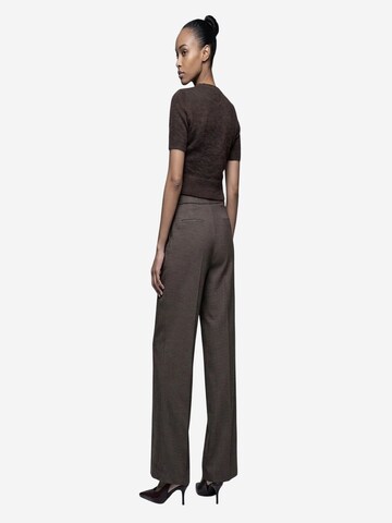 Wide leg Pantaloni di Dilvin in marrone
