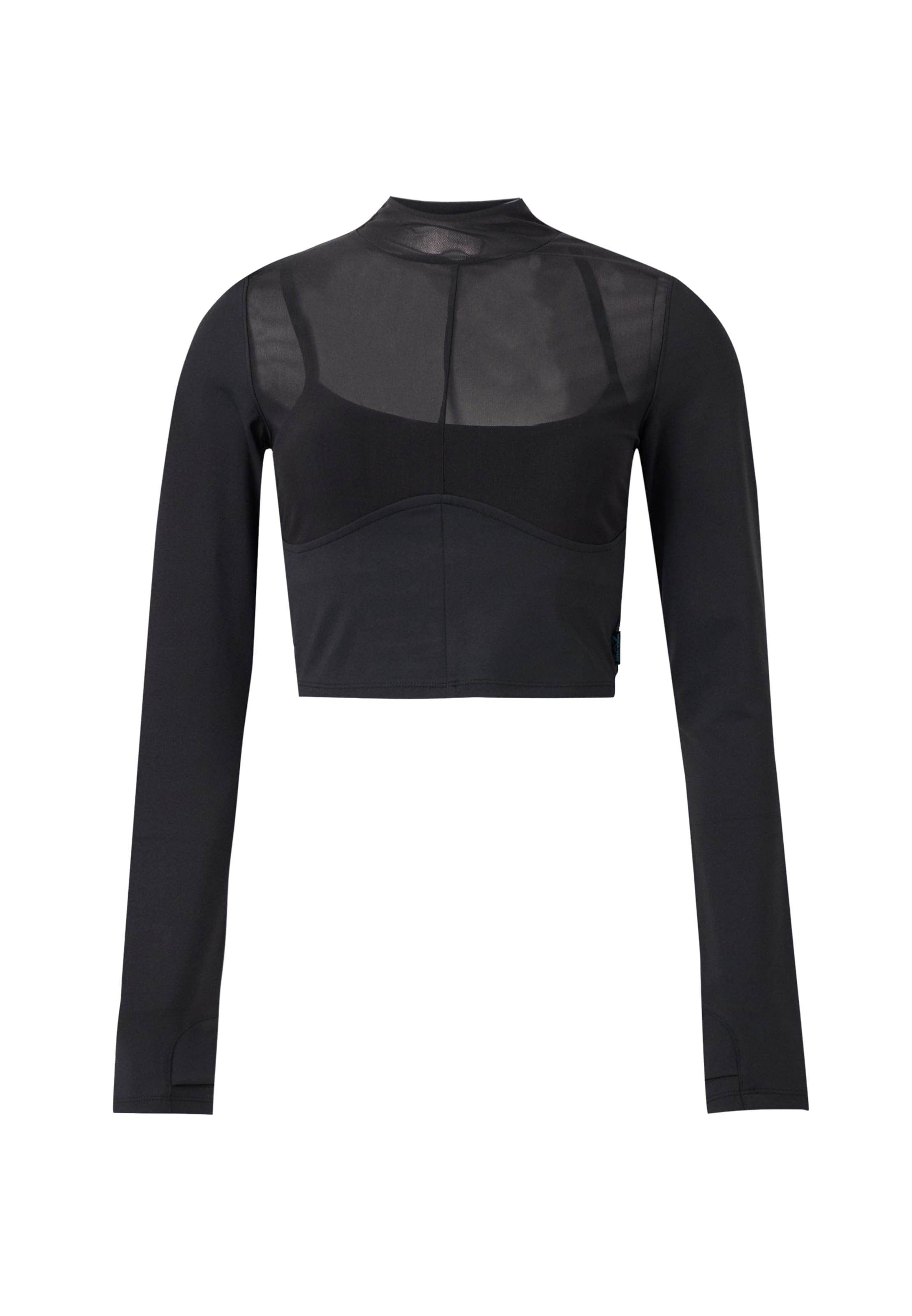 EA7 Emporio Armani T-shirt i svart: framsida