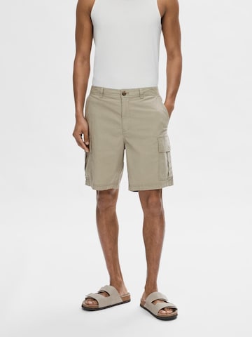 SELECTED HOMME Regular Shorts 'EVAN' in Grau: predná strana