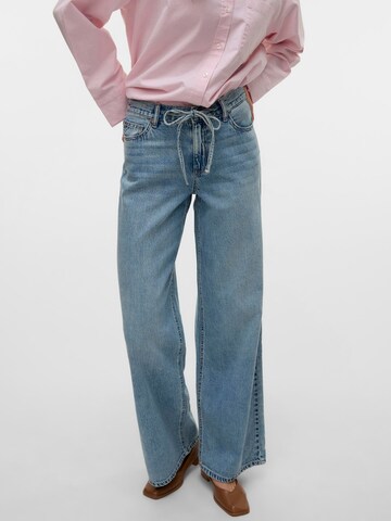 VERO MODA Wide leg Jeans 'VMRemy' in Blauw