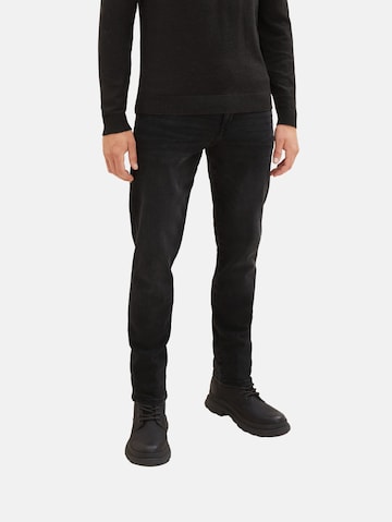 TOM TAILOR Regular Jeans 'Josh' in Black: front