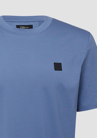T-Shirt s.Oliver BLACK LABEL en bleu