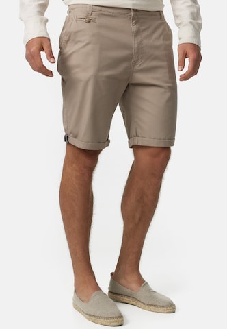 INDICODE JEANS Regular Shorts 'Creel' in Braun