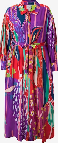 Ulla Popken Kleid in Lila: Vorderseite