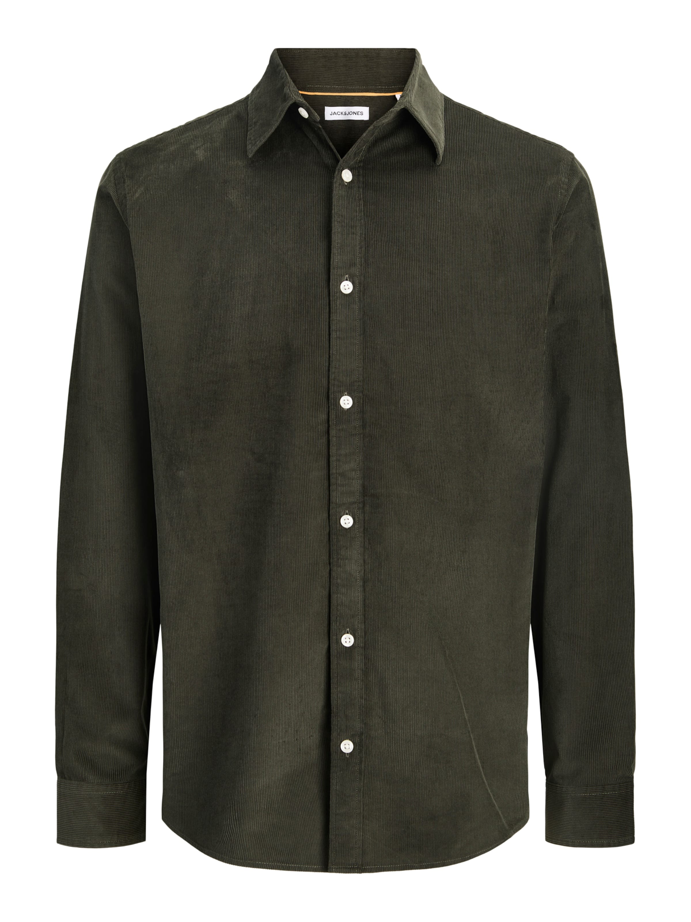 Jack & Jones Plus Regular fit Риза 'JJEFIELD' в зелено: отпред
