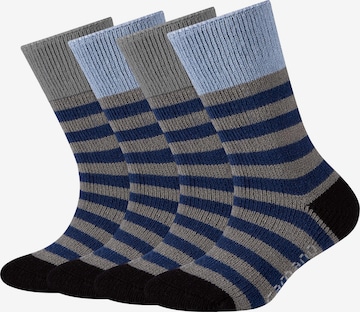 camano Socks 'warm&cozy' in Grey: front