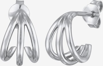 Boucles d'oreilles ELLI en argent : devant