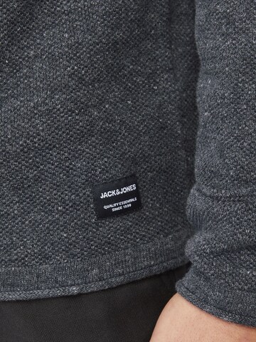 JACK & JONES Regular fit Пуловер 'JJEHill' в сиво