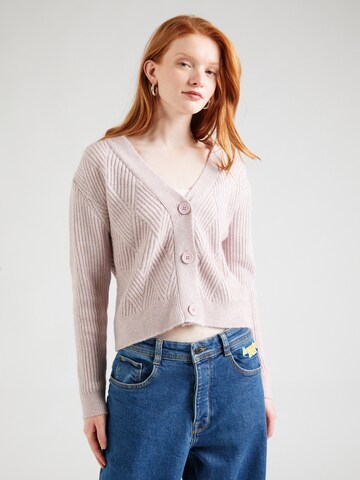 ABOUT YOU Knit cardigan 'Elisabeth Cardigan' in Beige: front