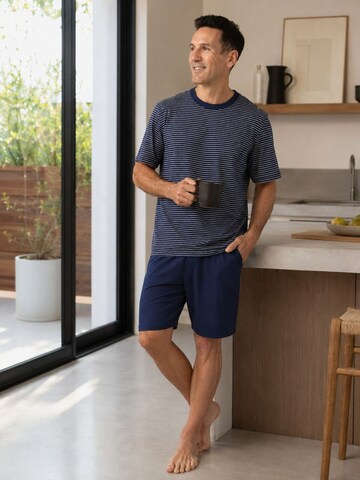 zd ZERO DEFECTS Pyjamas kort 'Suihei Navy' i blå