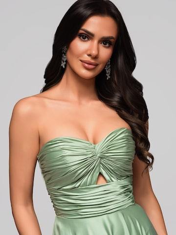 Ombre Abendkleid in Grün: Vorderseite