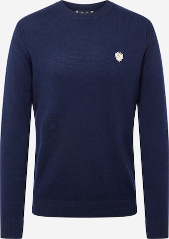 19V69 ITALIA Sweater 'Paolo' in Blue: front