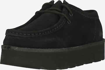 CLARKS Mokassin 'Meare Walla' in Schwarz: Vorderseite