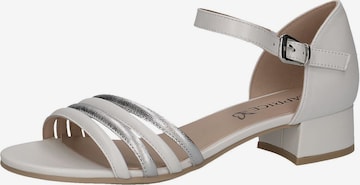 CAPRICE Strap Sandals in White: front