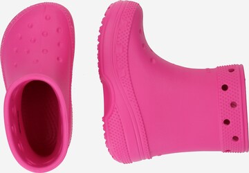Stivale di gomma di Crocs in rosa