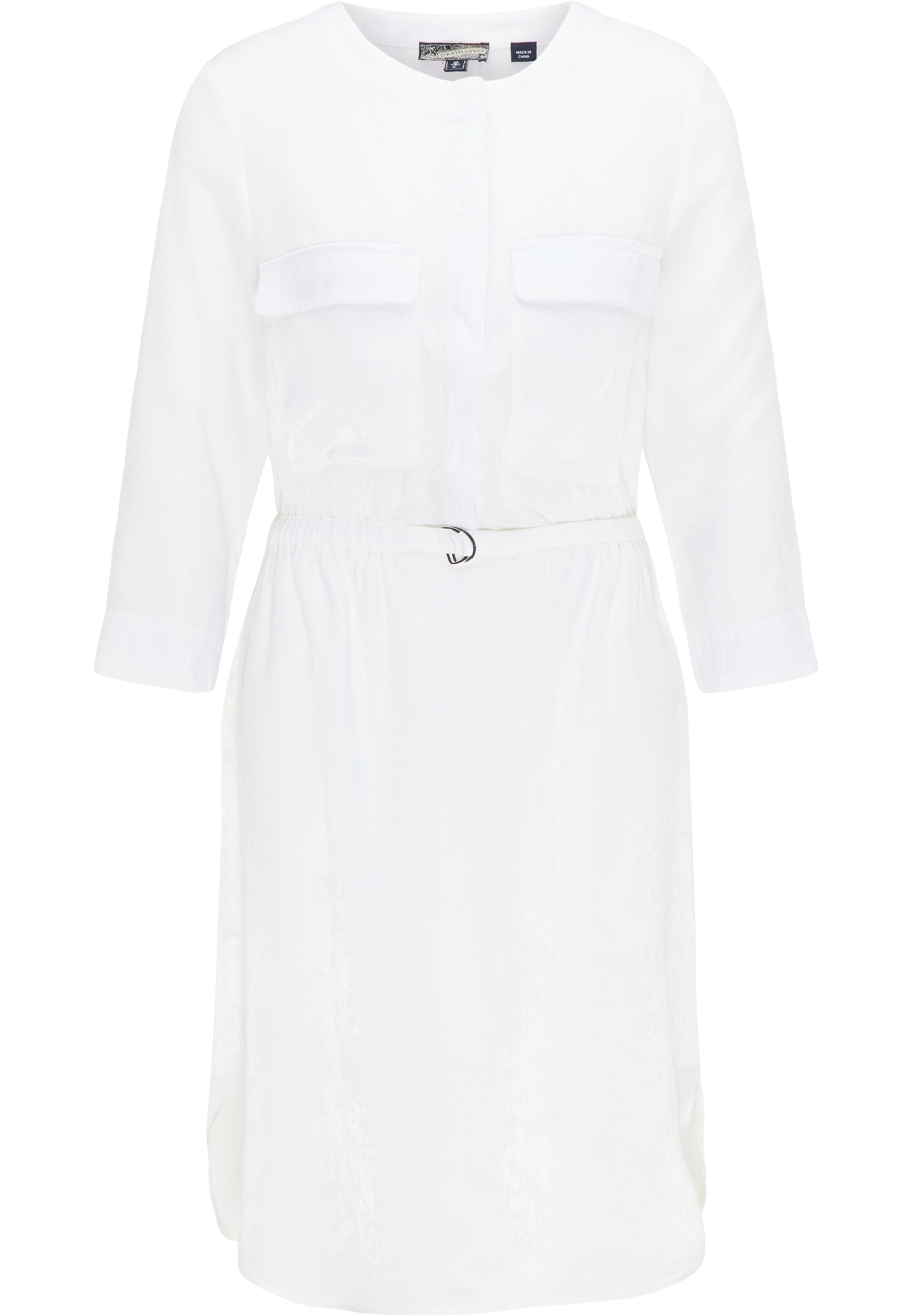Frauen Große Größen DreiMaster Vintage Kleid in Weiß - WF93514