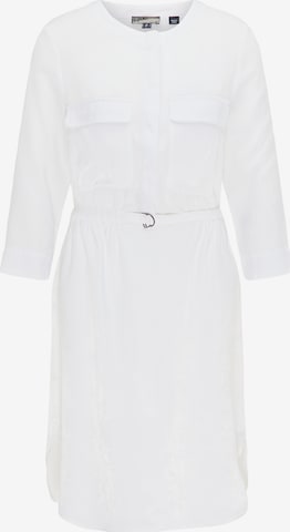 DreiMaster Vintage Μπλουζοφόρεμα σε λευκό: μπροστά