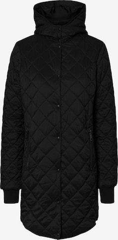 Vero Moda Curve - Abrigo de entretiempo en negro: frente