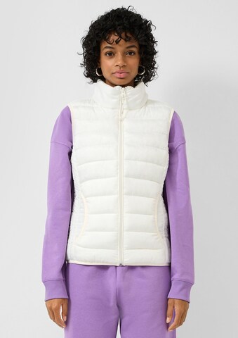 QS Bodywarmer in Beige: voorkant