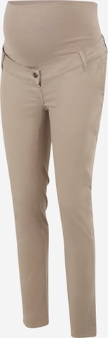 Coupe slim Pantalon chino LOVE2WAIT en beige : devant