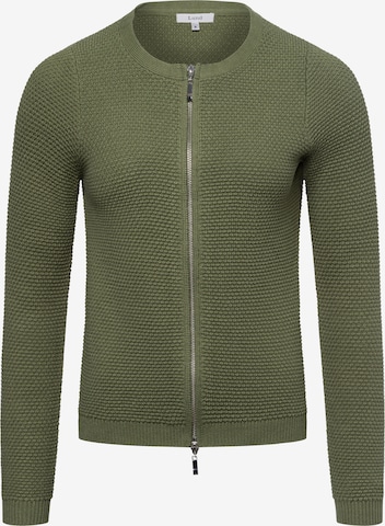 Marie Lund Strickjacke in Grün: Vorderseite