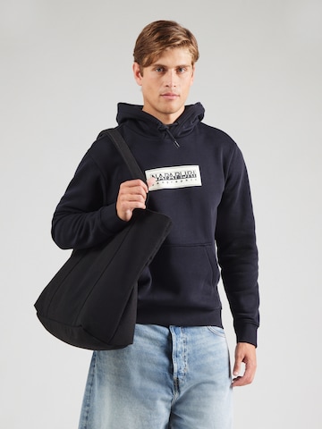 NAPAPIJRI - Sudadera en negro: frente