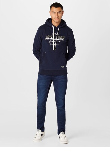 Sweat-shirt 'SPLITS' JACK & JONES en bleu