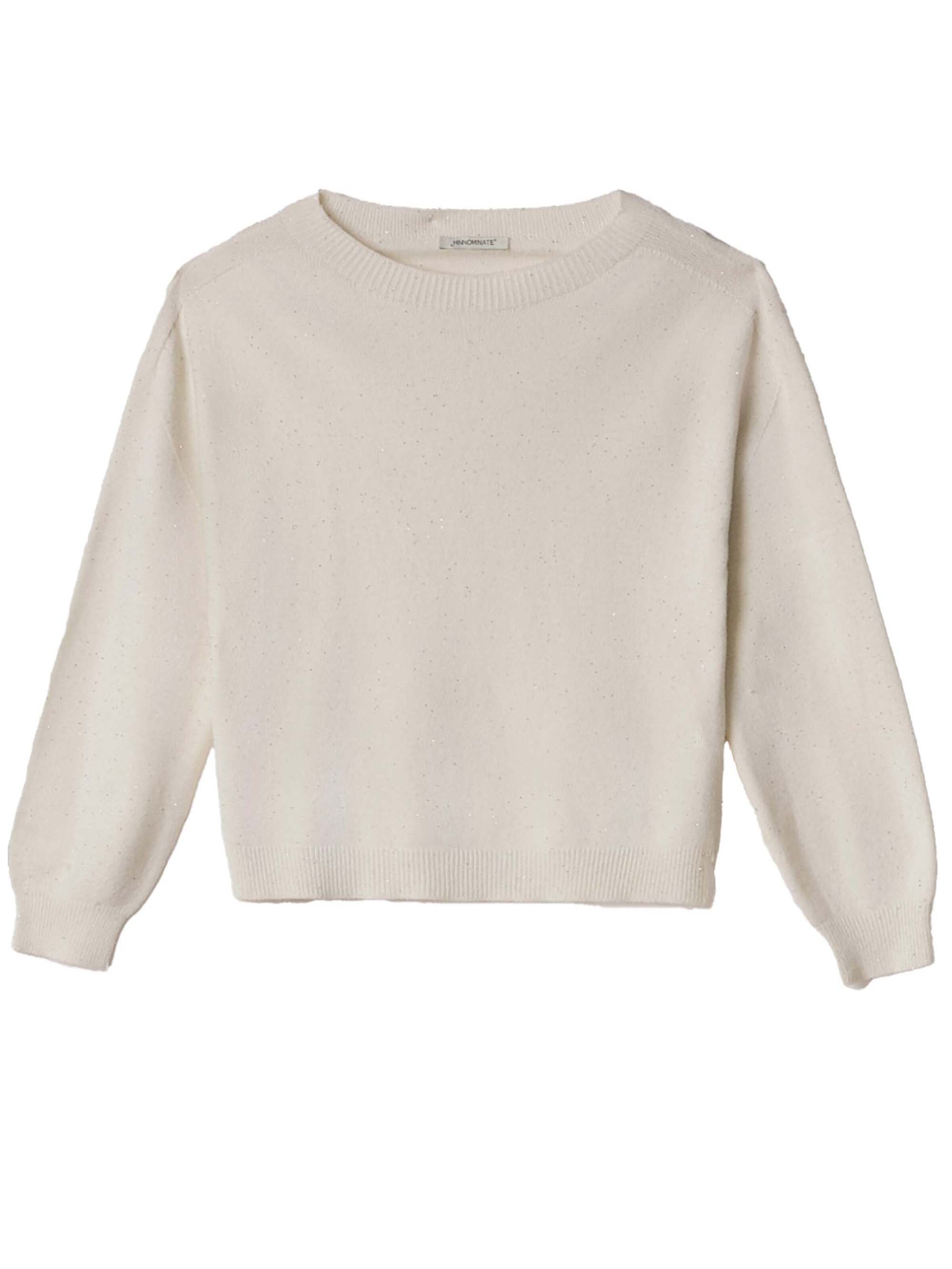 Pull-over HINNOMINATE en blanc : devant