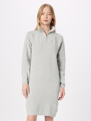 ONLY Knitted dress 'VERONA' in Grey: front