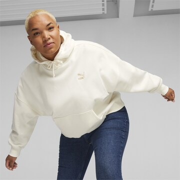 PUMA Sweatshirt in White: front