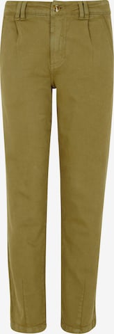 Apricot Slim fit Chino Pants in Green: front