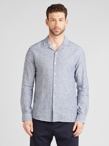 Only & Sons Regular fit Button Up Shirt 'CAIDEN' in Blue: front
