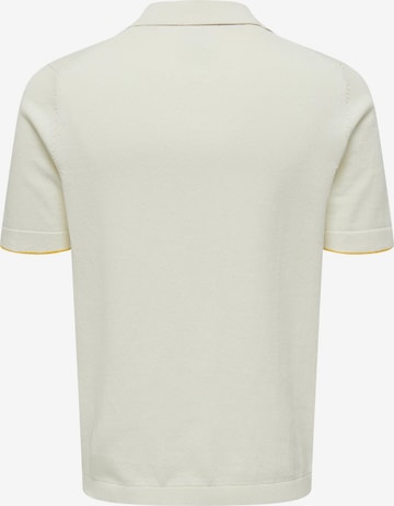 Pull-over 'DAL' Only & Sons en blanc