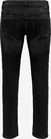 Only & Sons Regular Jeans 'WEFT' in Black