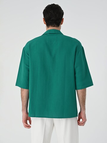 Antioch Comfort fit Button Up Shirt in Green