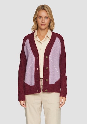 s.Oliver Knit cardigan in Purple: front